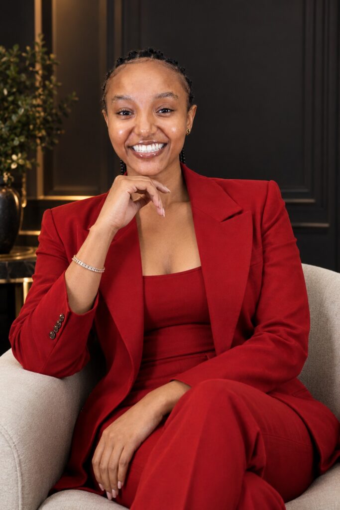 Trouvé Marketing Solutions founder, seated